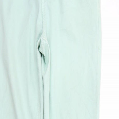 Womens UK Size 32 in Topshop Regular Fit  Green Trousers