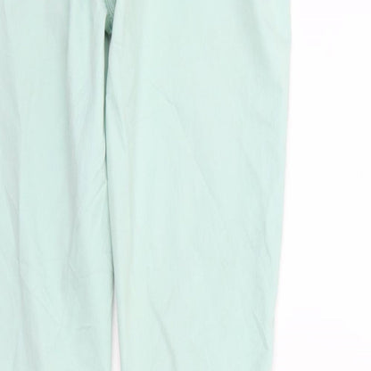 Womens UK Size 32 in Topshop Regular Fit  Green Trousers