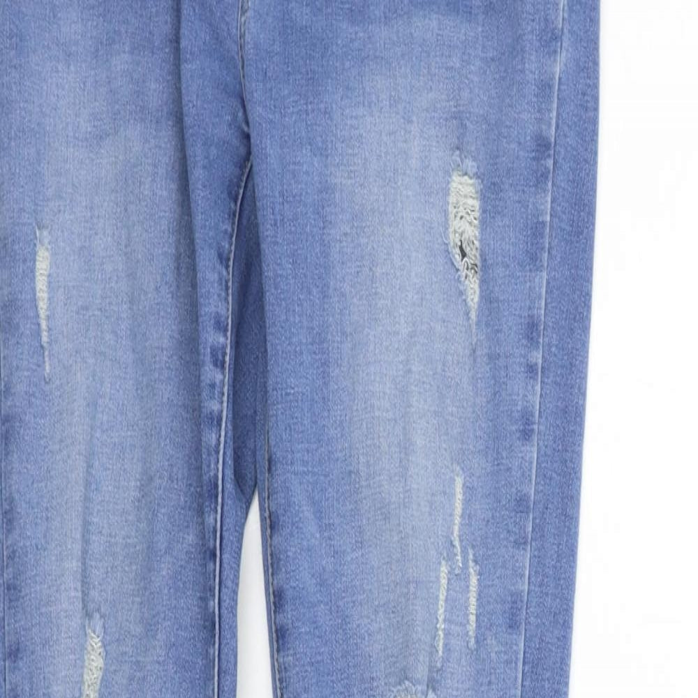 Queen hearts Womens Blue   Straight Jeans Size M L27 in