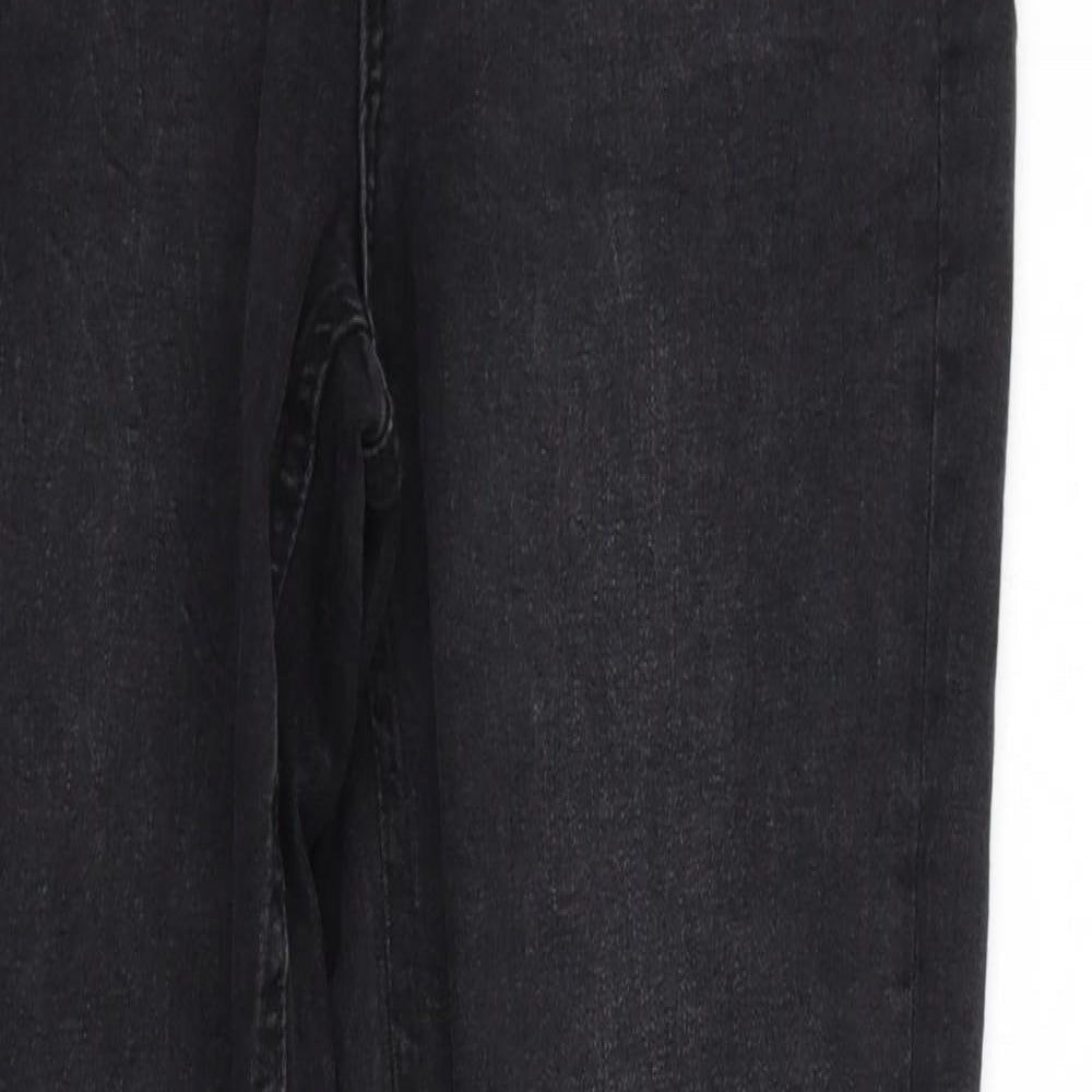 deniem & co Womens Black   Straight Jeans Size 12 L28 in