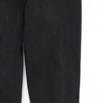 deniem & co Womens Black   Straight Jeans Size 12 L28 in