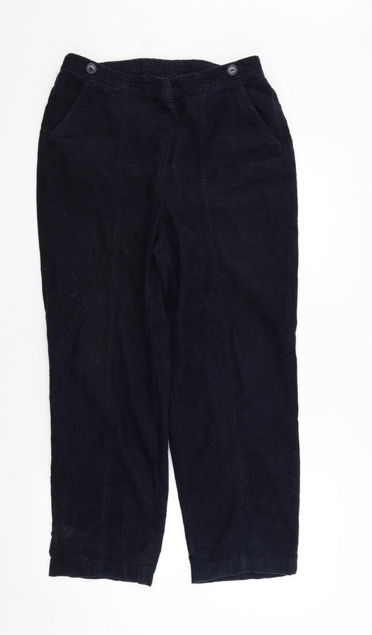 EWM Womens Blue   Trousers  Size 14 L26 in
