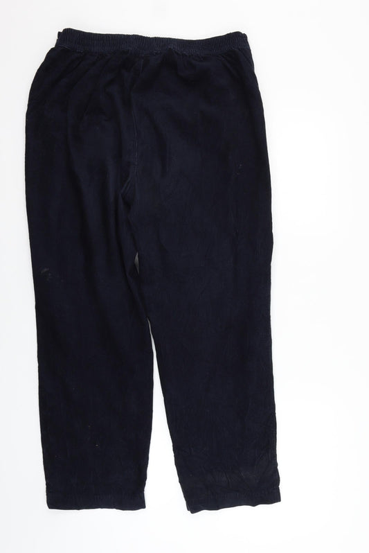 EWM Womens Blue   Trousers  Size 14 L26 in