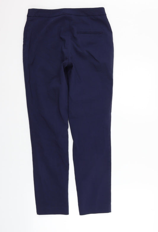 Womens UK Size 8 H&M Regular Fit  Blue Trousers