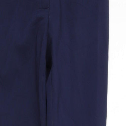 Womens UK Size 8 H&M Regular Fit  Blue Trousers