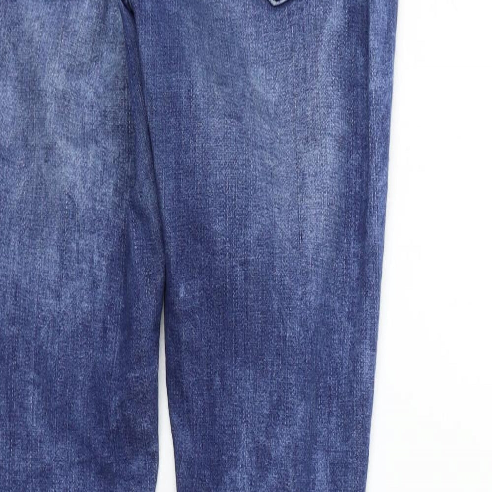 deniem & co Womens Blue   Straight Jeans Size 6 L28 in
