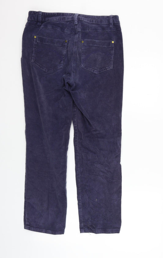 DASH Womens Blue   Trousers  Size 10 L26 in