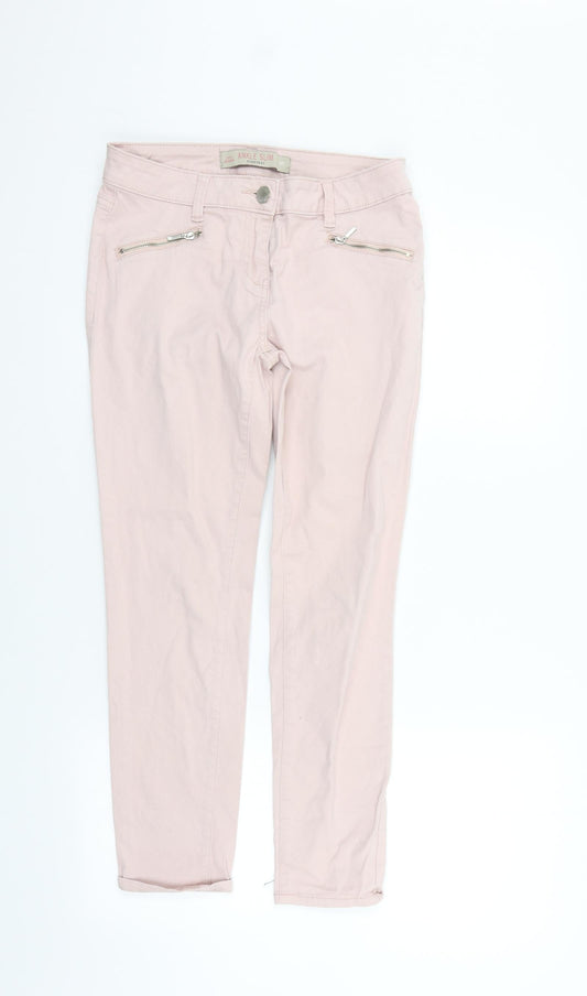 Womens UK Size 8 NEXT Regular Fit Sweatpants Pink Trousers
