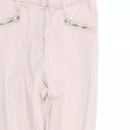 Womens UK Size 8 NEXT Regular Fit Sweatpants Pink Trousers