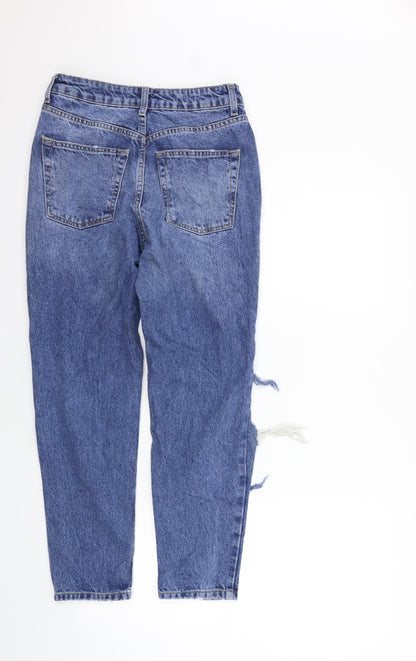 Topshop Womens Blue   Straight Jeans Size 26 in L30 in