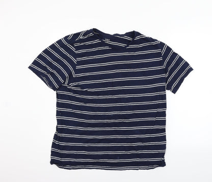 Womens UK Size L Marks and Spencer Blue Basic Polo