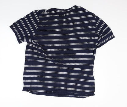 Womens UK Size L Marks and Spencer Blue Basic Polo