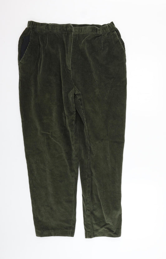 Essentials Mens Green   Trousers  Size 18 L27 in