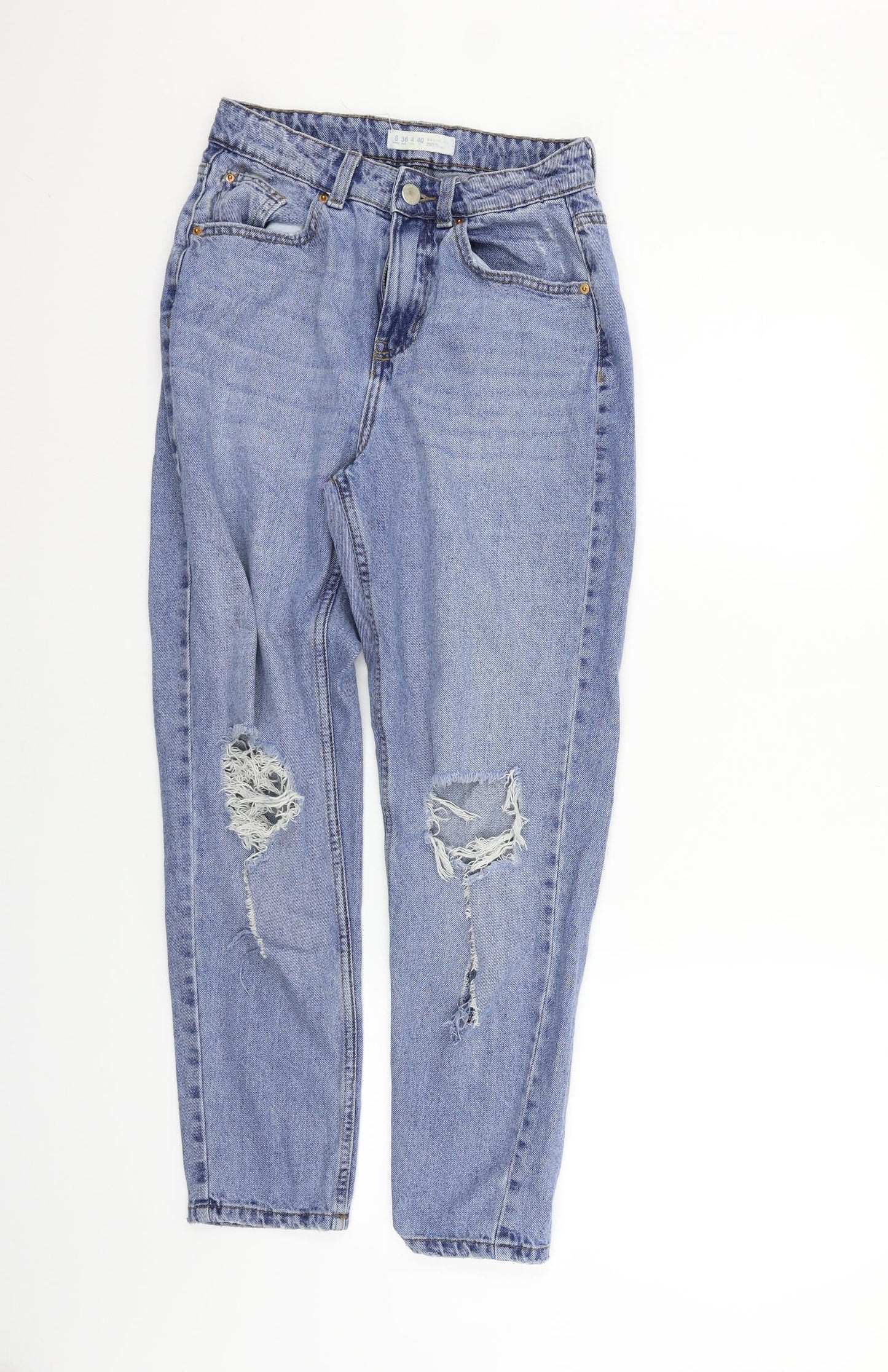 Womens UK Size 8 deniem co Regular Fit Straight Blue Jeans