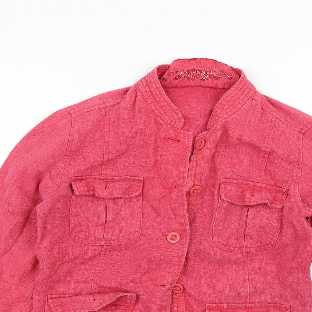 Womens UK Size 10 EVIE Pink Jacket