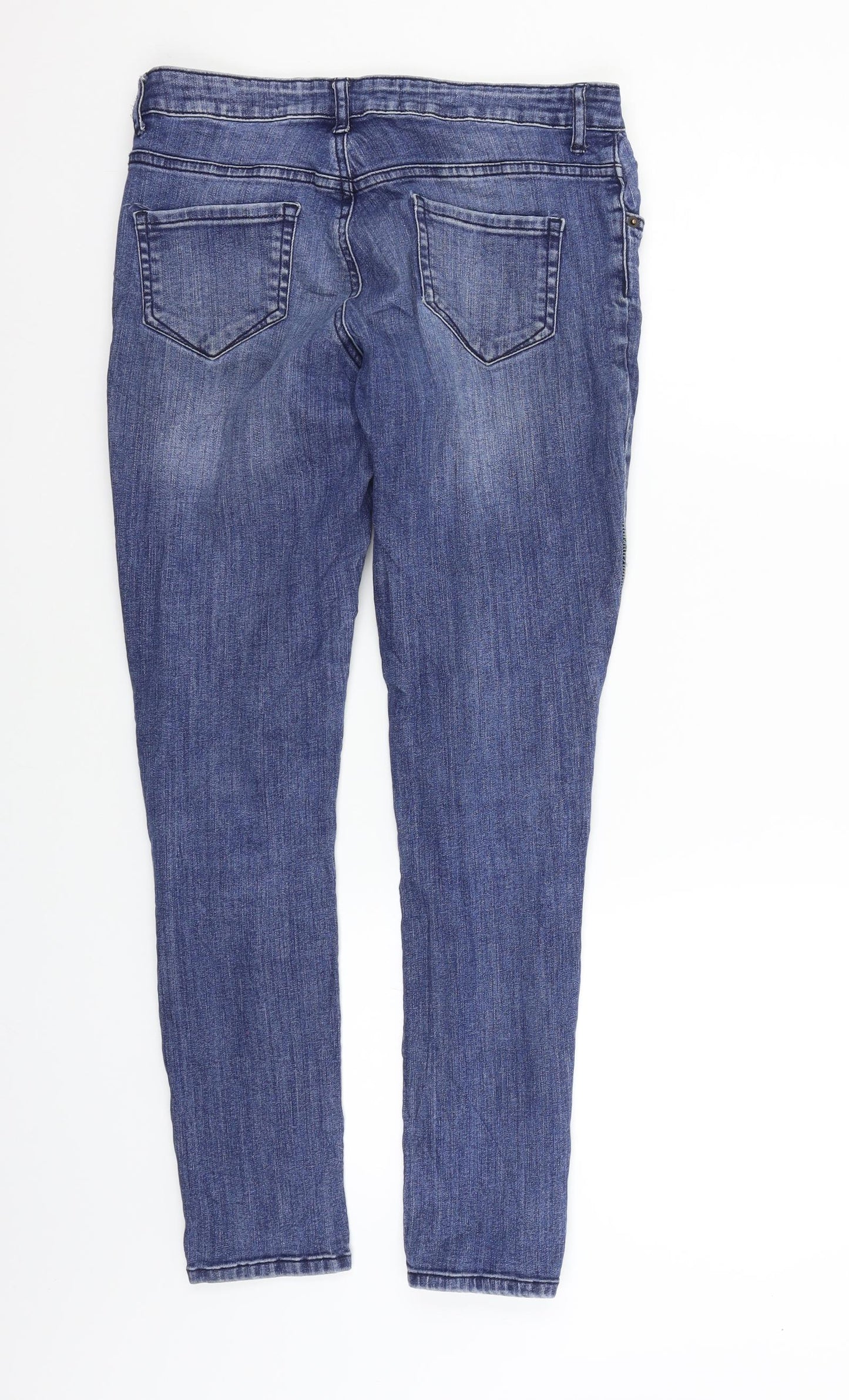 Denim & Co. Womens Blue   Straight Jeans  L27 in