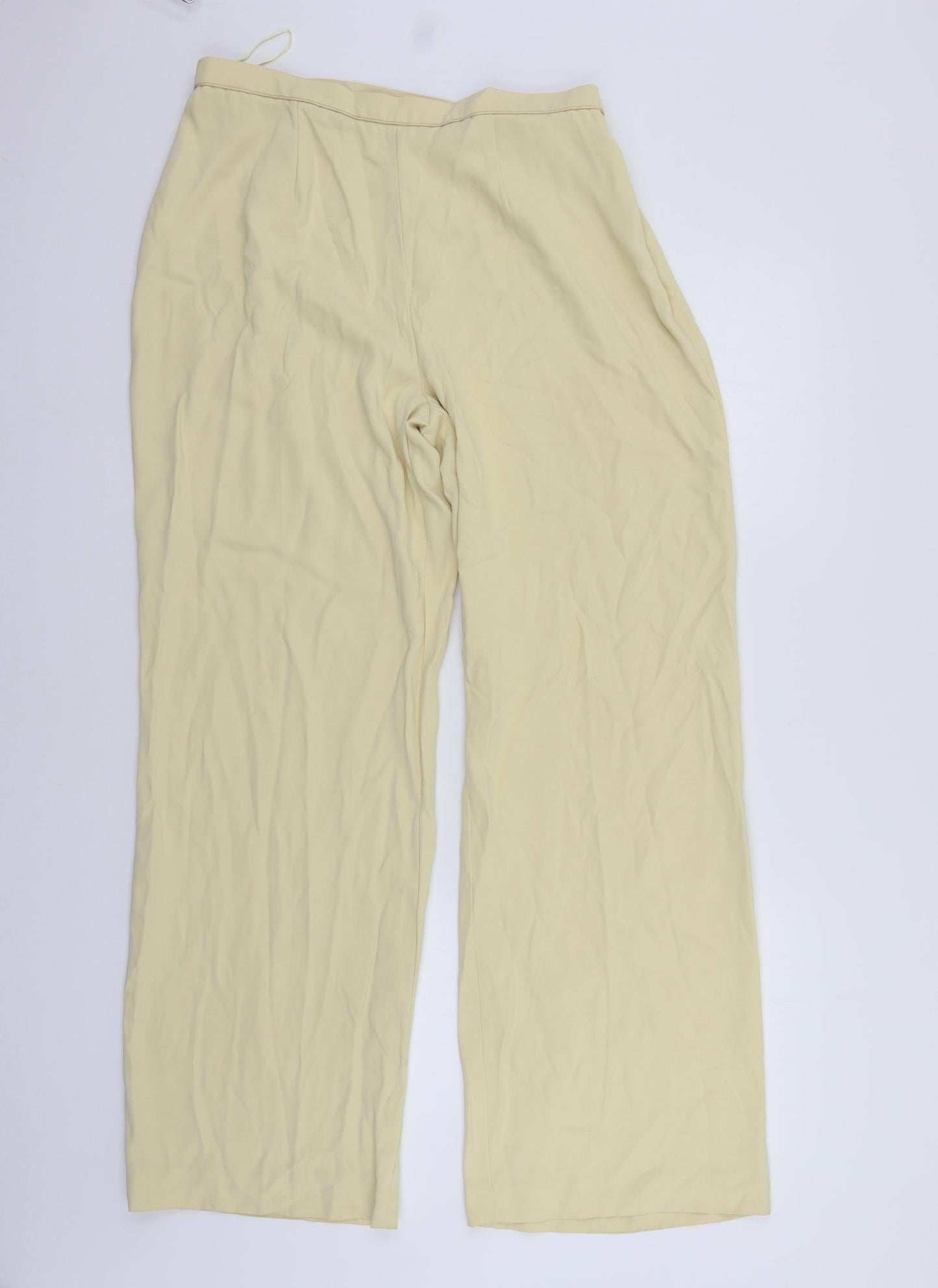 Jacqes Vert Womens Yellow   Trousers  Size 14 L30 in