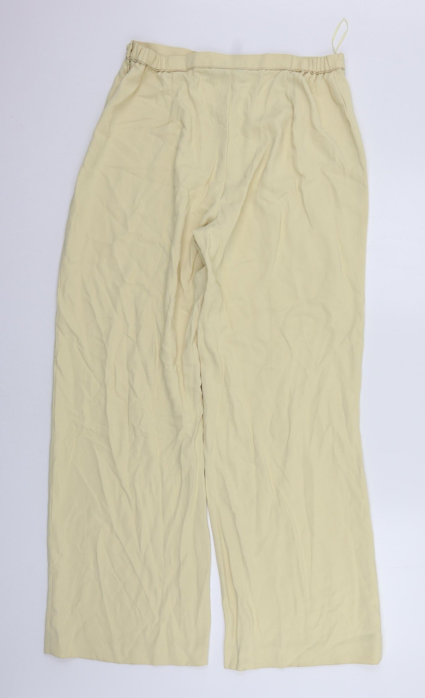 Jacqes Vert Womens Yellow   Trousers  Size 14 L30 in