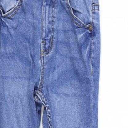 deniem & co Girls Blue   Straight Jeans Size 7-8 Years - washable marks