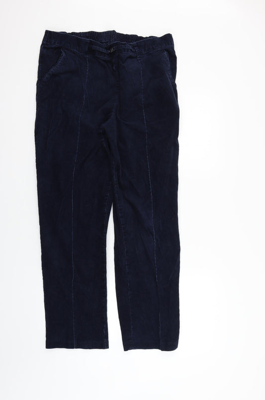 Womens UK Size 14 Marks and Spencer Regular Fit  Black Trousers