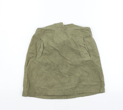 New Look Womens Green   A-Line Skirt Size 6