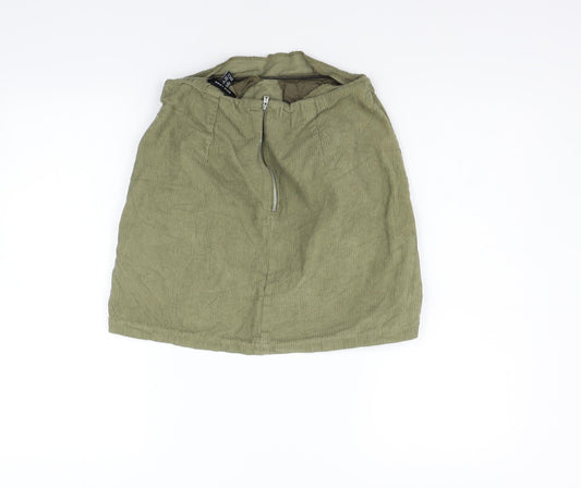 New Look Womens Green   A-Line Skirt Size 6