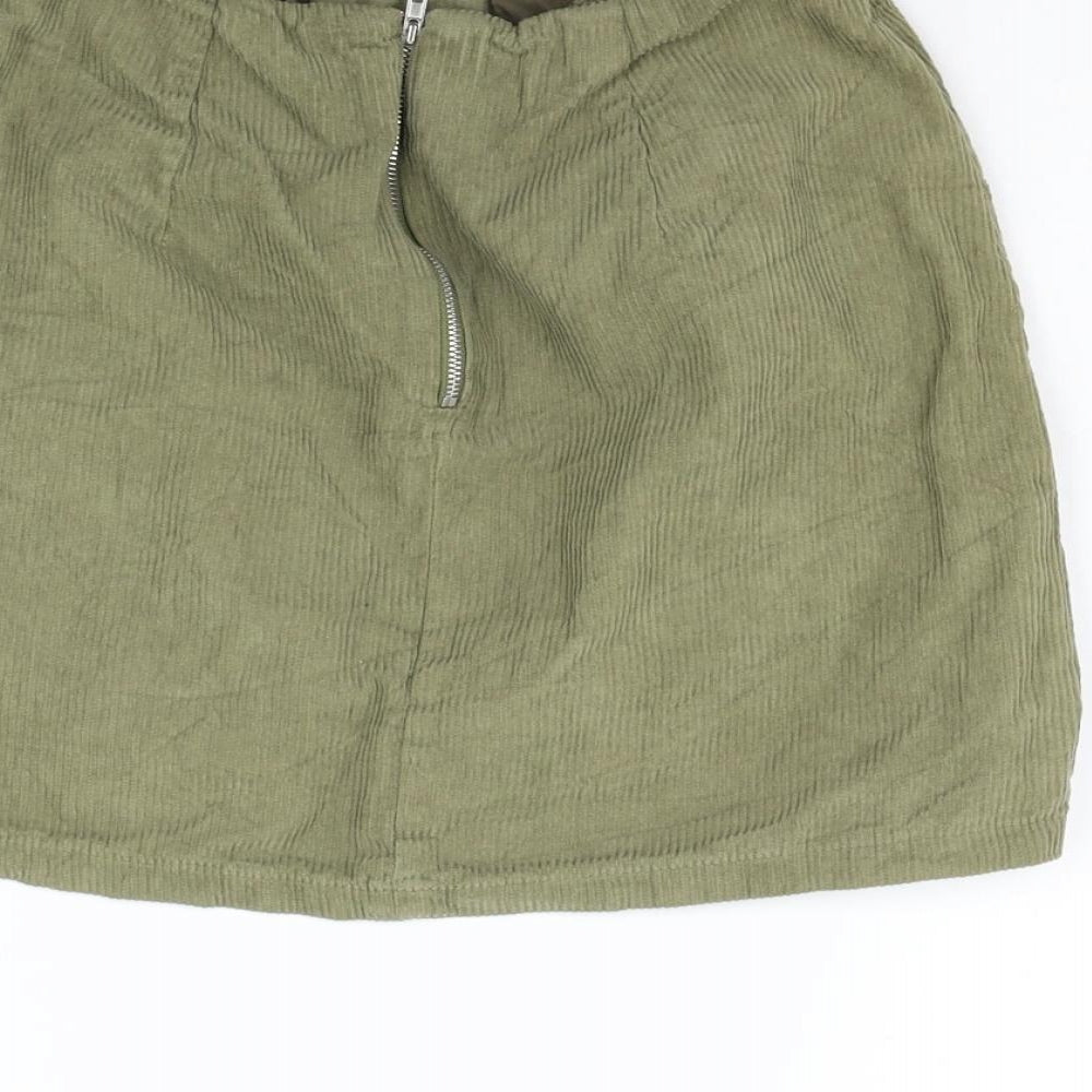 New Look Womens Green   A-Line Skirt Size 6