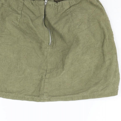 New Look Womens Green   A-Line Skirt Size 6