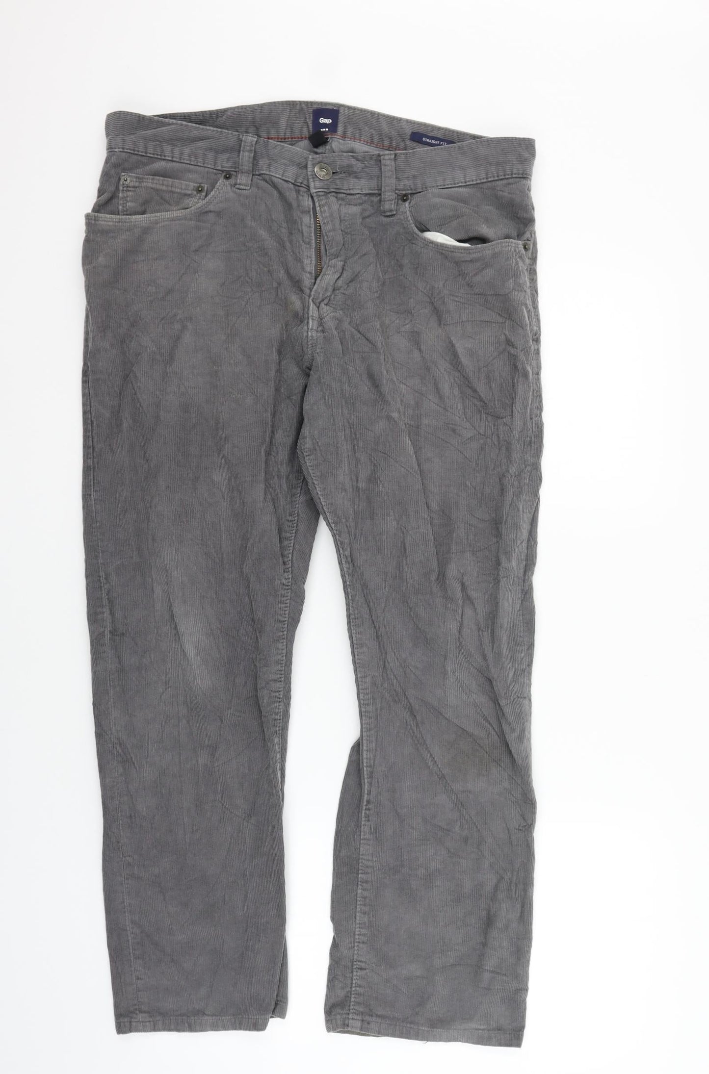 Womens UK Size 34 in Gap Regular Fit  Grey Trousers