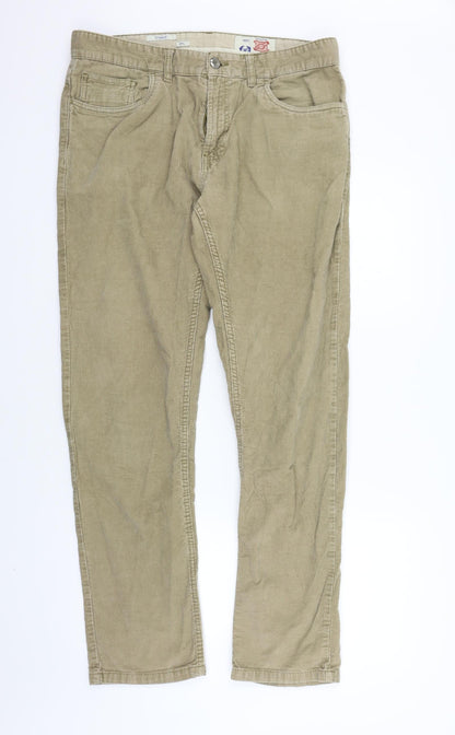 Womens UK Size 34 in NEXT Regular Fit  Beige Trousers
