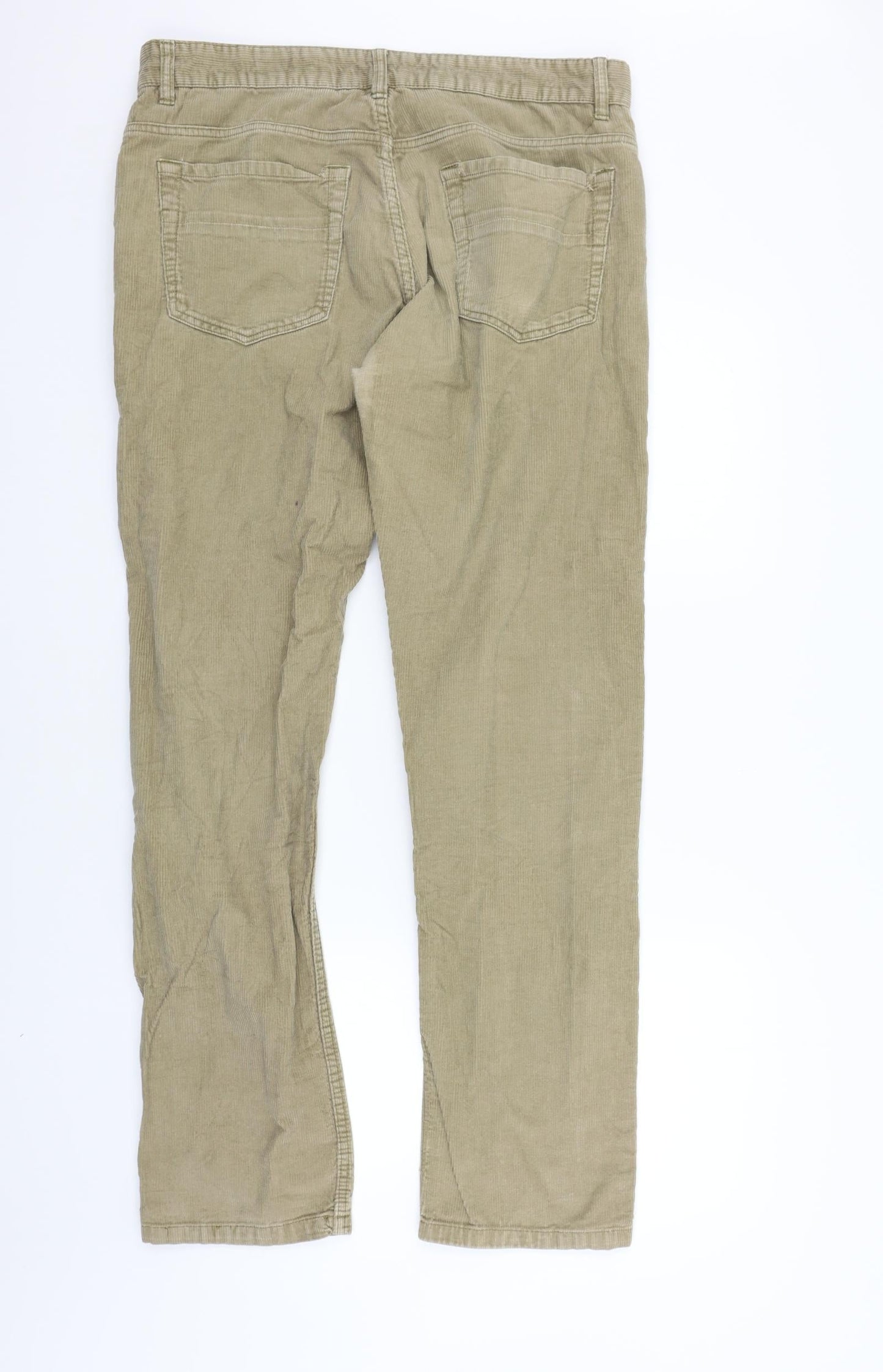 Womens UK Size 34 in NEXT Regular Fit  Beige Trousers