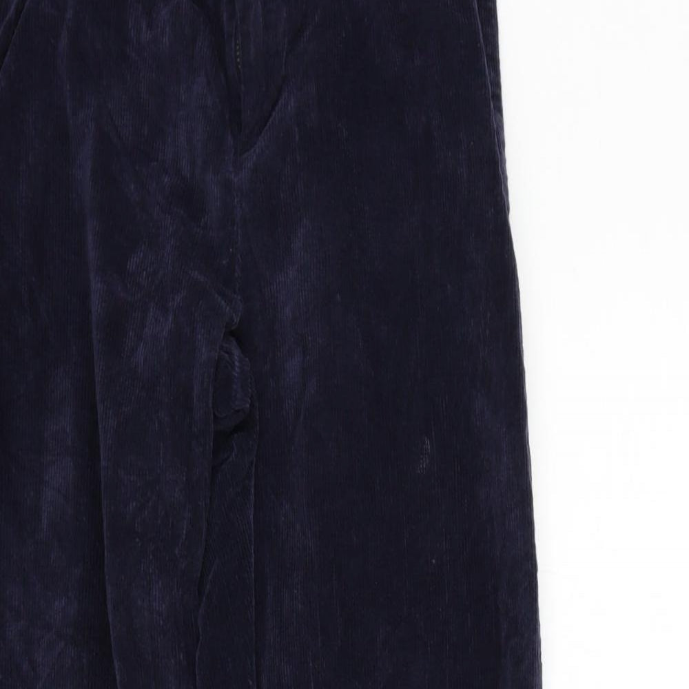 Womens UK Size S Preworn Regular Fit  Blue Trousers