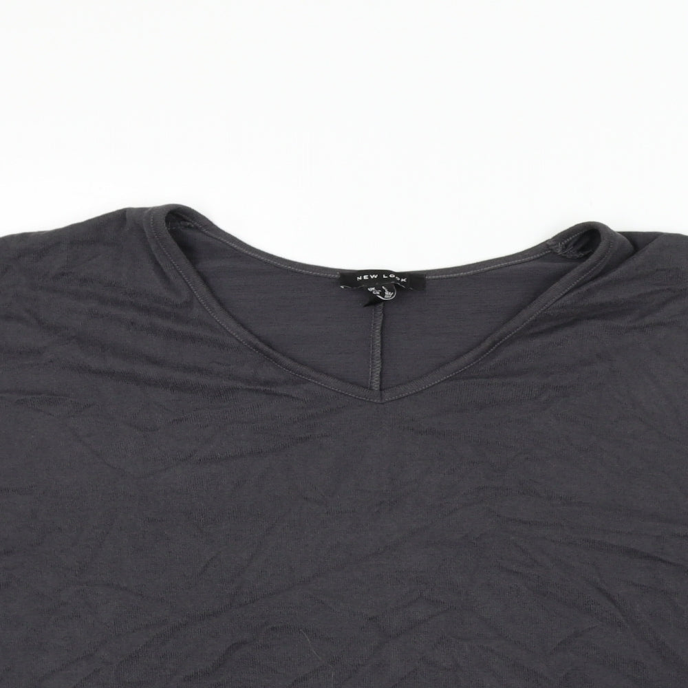 Womens UK Size L New Look Grey Camisole T-Shirt