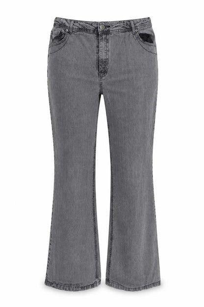 Womens UK Size 26 M&Co Regular Fit Straight Green Jeans