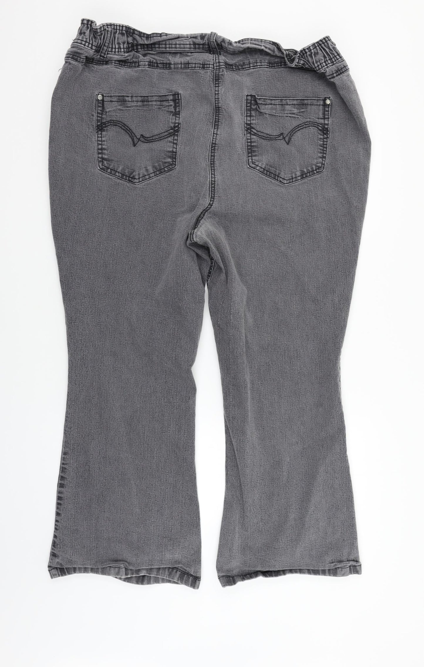 M&Co Womens Green   Straight Jeans Size 26 L25 in