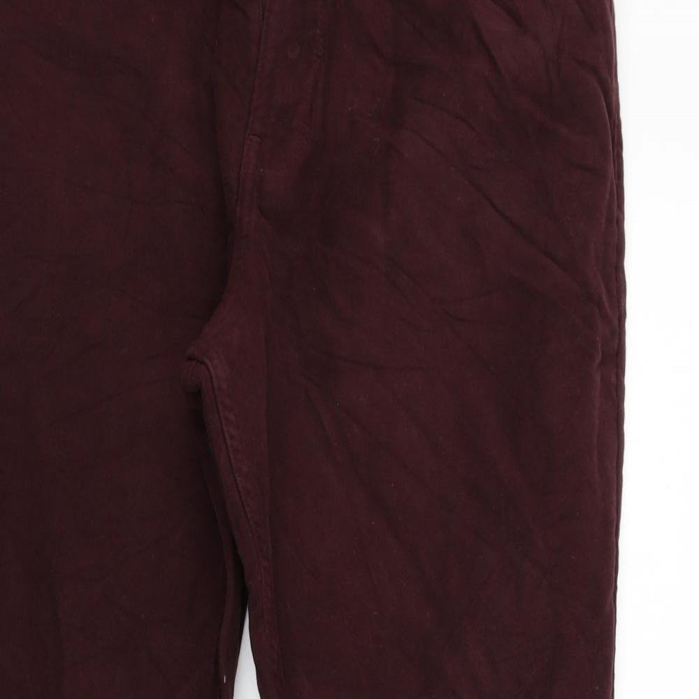 Womens UK Size 36 in Marks and Spencer Regular Fit  Pink Trousers
