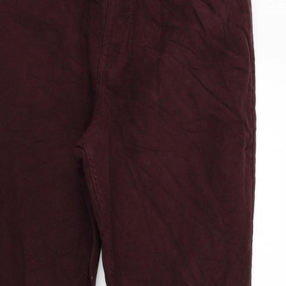 Womens UK Size 36 in Marks and Spencer Regular Fit  Pink Trousers