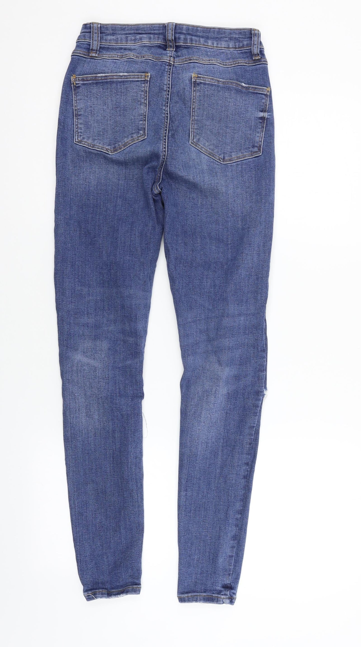 Womens UK Size 8 deniem co Regular Fit Straight Blue Jeans