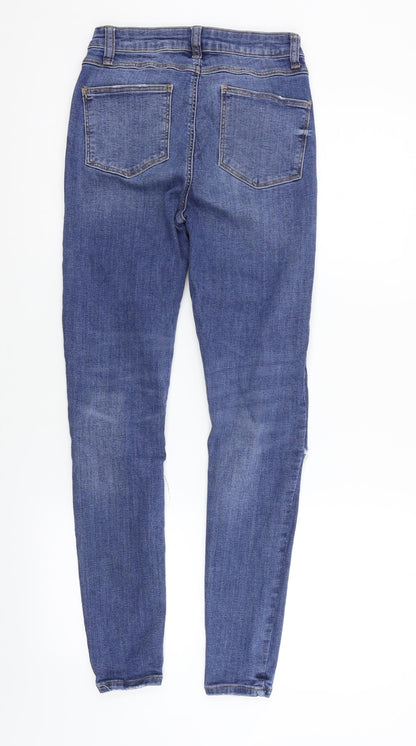 Womens UK Size 8 deniem co Regular Fit Straight Blue Jeans