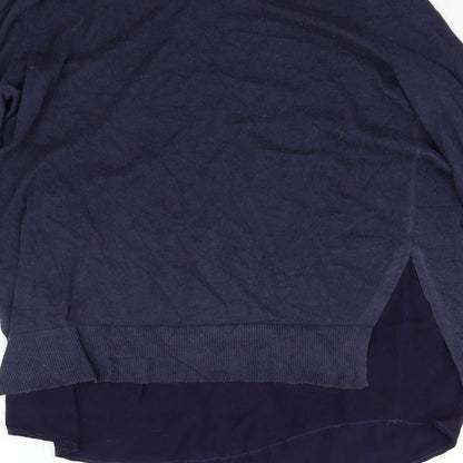 Womens UK Size 12 Marks and Spencer Blue Pullover Jumper