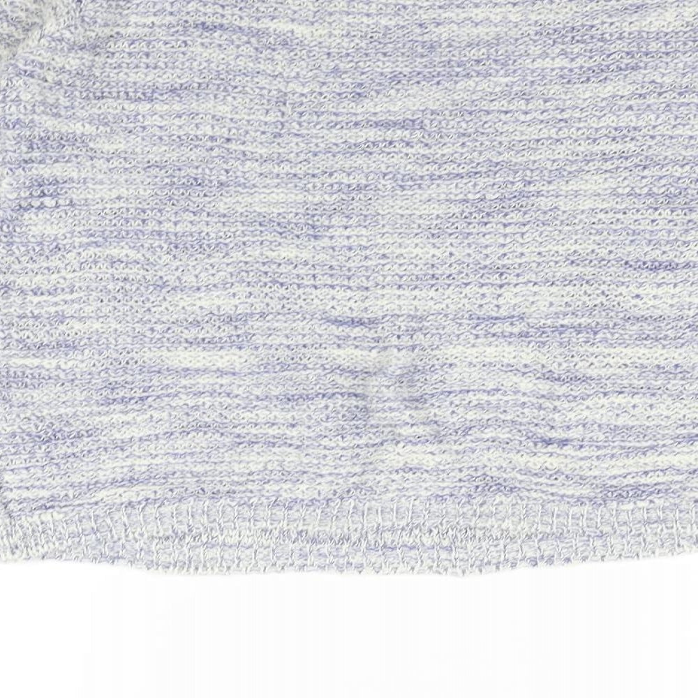 Womens UK Size M Papaya Blue Pullover Jumper
