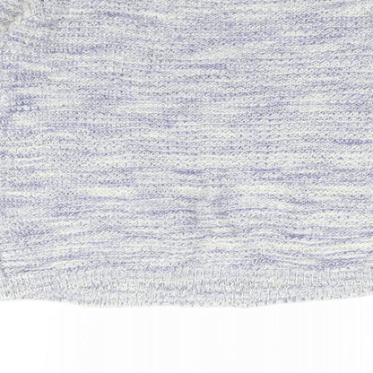 Womens UK Size M Papaya Blue Pullover Jumper