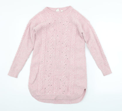 Gap Girls Pink   Jumper Dress  Size XL