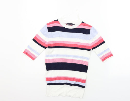 Womens UK Size S Marks and Spencer Multicoloured Pullover Jumper
