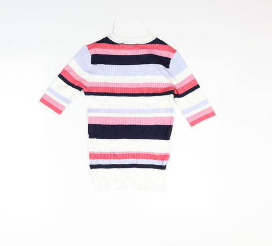 Womens UK Size S Marks and Spencer Multicoloured Pullover Jumper