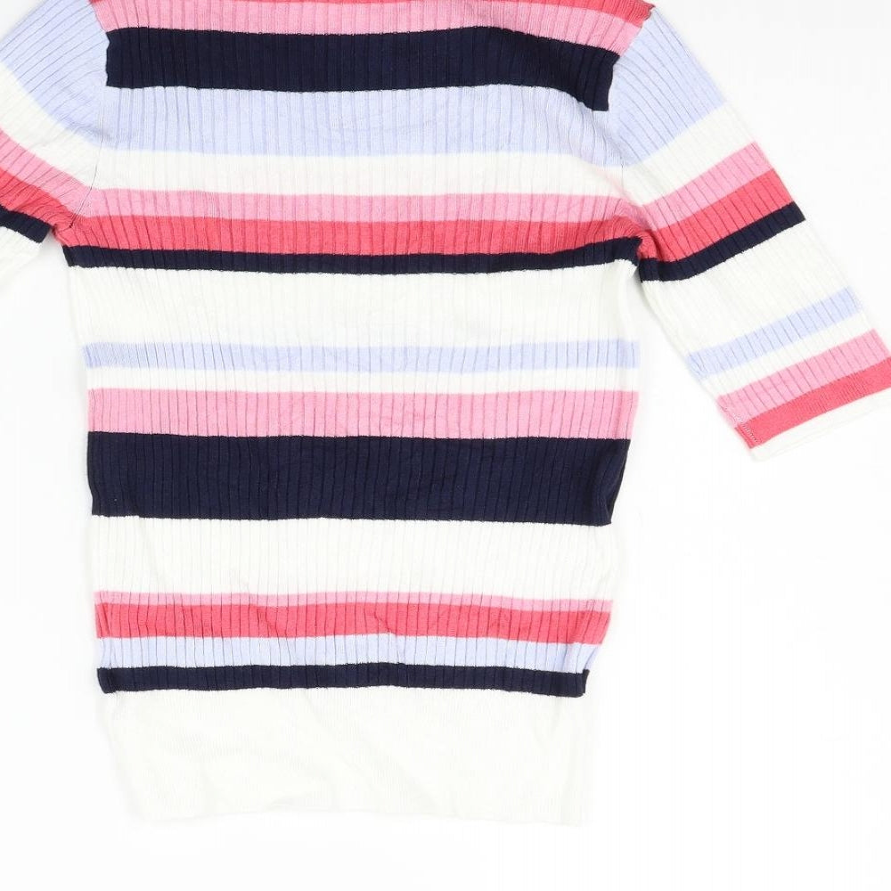 Womens UK Size S Marks and Spencer Multicoloured Pullover Jumper