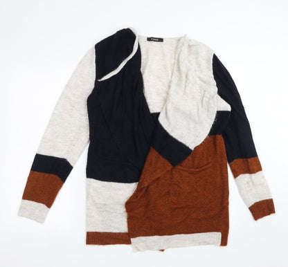 Womens UK Size 14 Evans Brown Cardigan Jumper