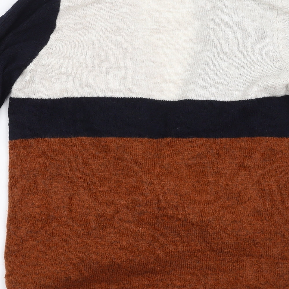 Womens UK Size 14 Evans Brown Cardigan Jumper