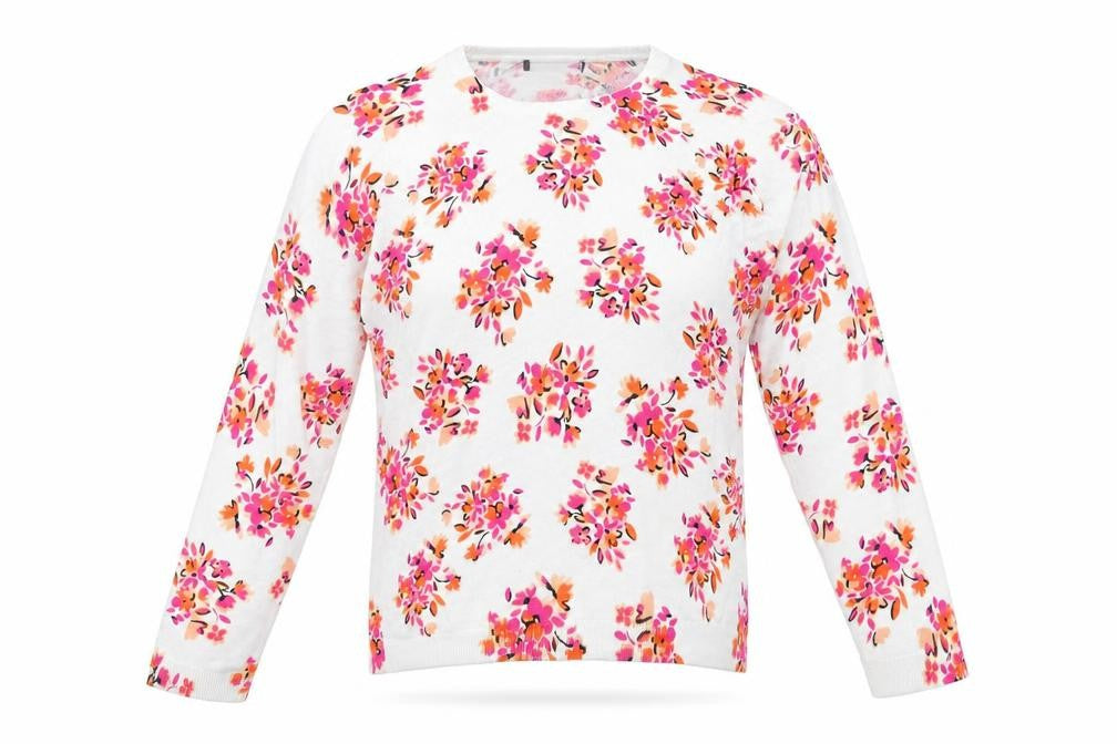 Womens UK Size M Preworn White Pullover Jumper