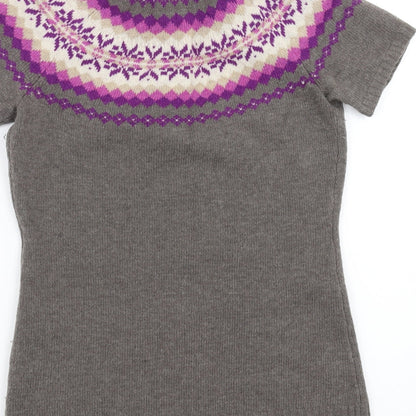 Womens UK Size XS Esprit Grey Cardigan Jumper